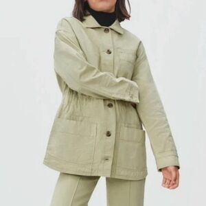 Everlane Cinchable Chore Jacket Sage S